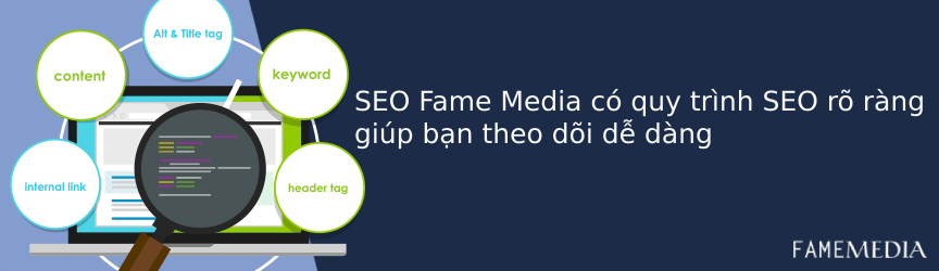 SEO Fame Media có quy trình seo rõ ràng giúp bạn dễ dàng theo dõi