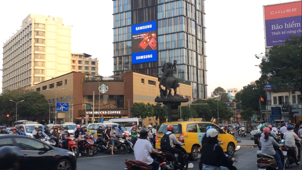 Quảng cáo led ngoài trời tại A&B Tower, quận 1 tphcm