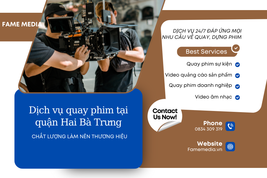 Dịch vụ quay phim tại quận Hai Bà Trưng