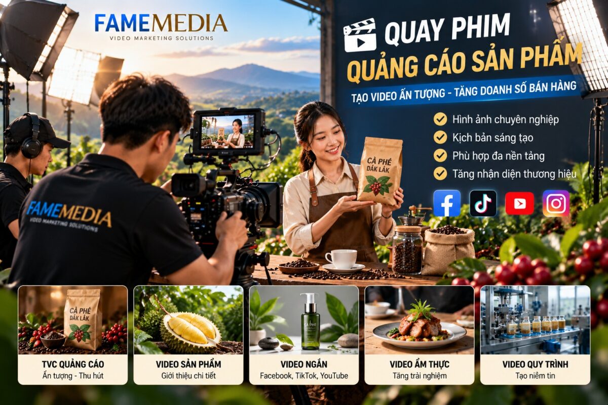 Quay phim quảng cáo sản phẩm