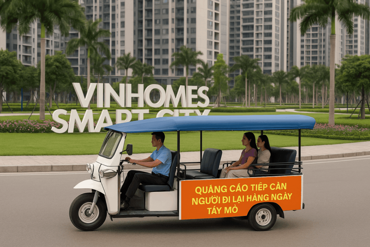 QUẢNG CÁO TIẾP CẬN NGƯỜI ĐI LẠI HẰNG NGÀY TÂY MỖ