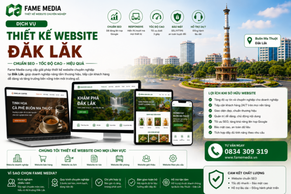 thiết kế website Đắk Lắk