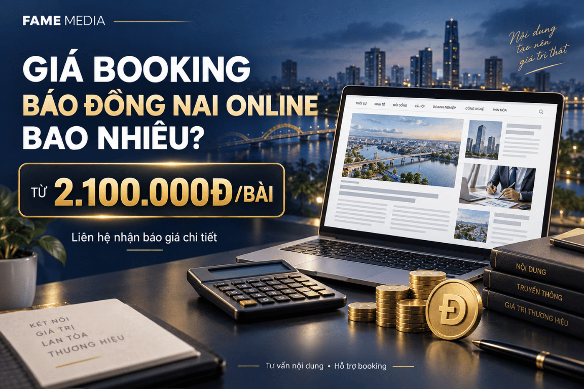 giá Booking Báo Đồng Nai