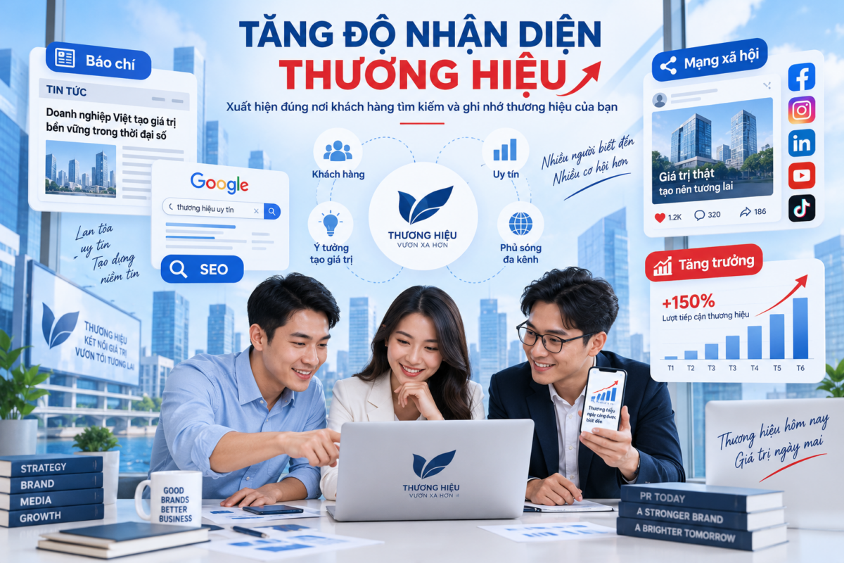Tăng độ nhận diện thương hiệu