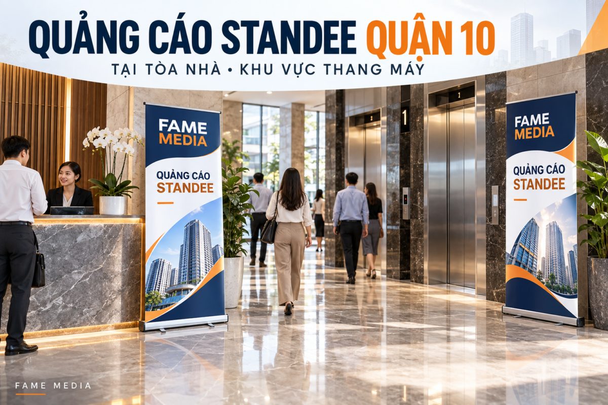 Quảng cáo Standee Quận 10