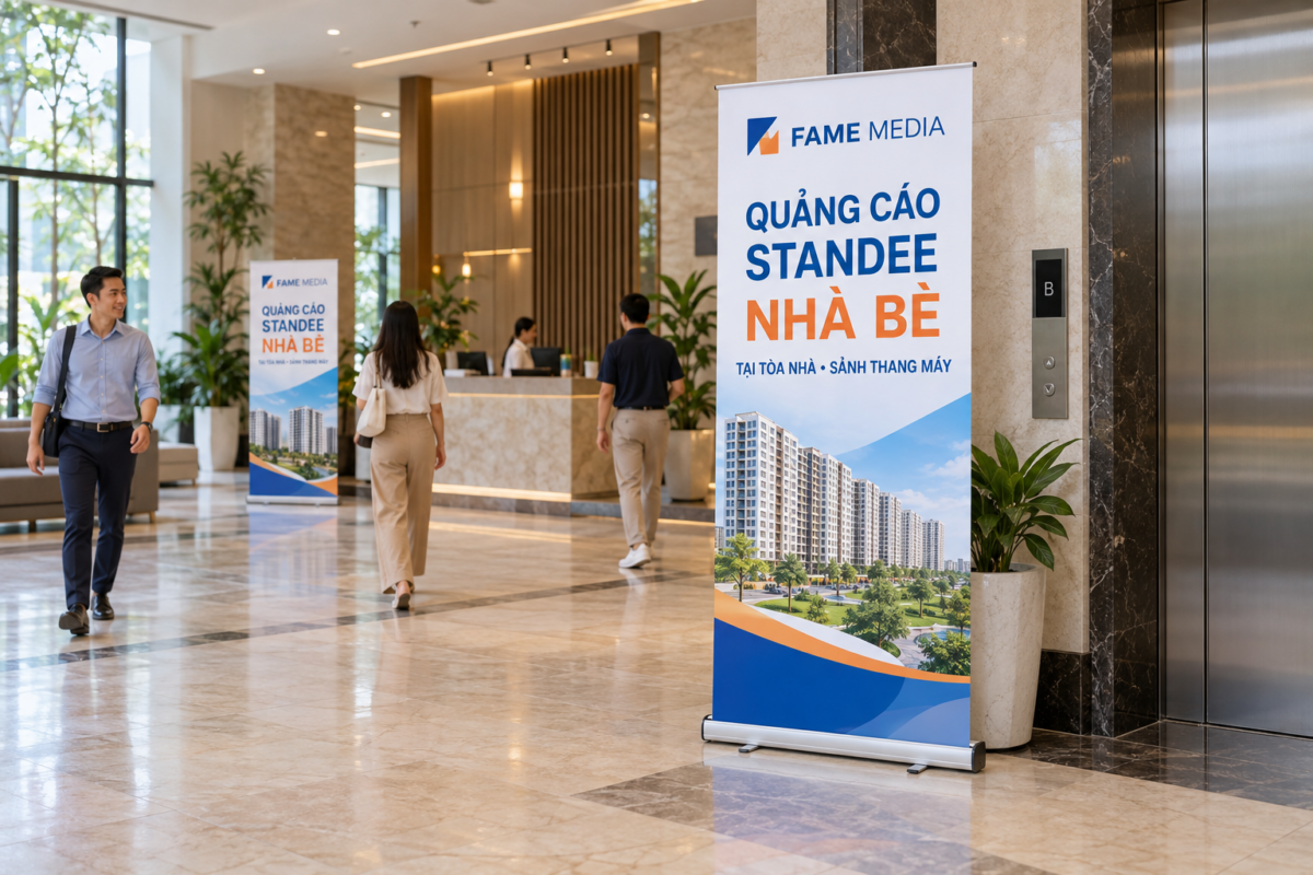Quảng cáo Standee Nhà Bè