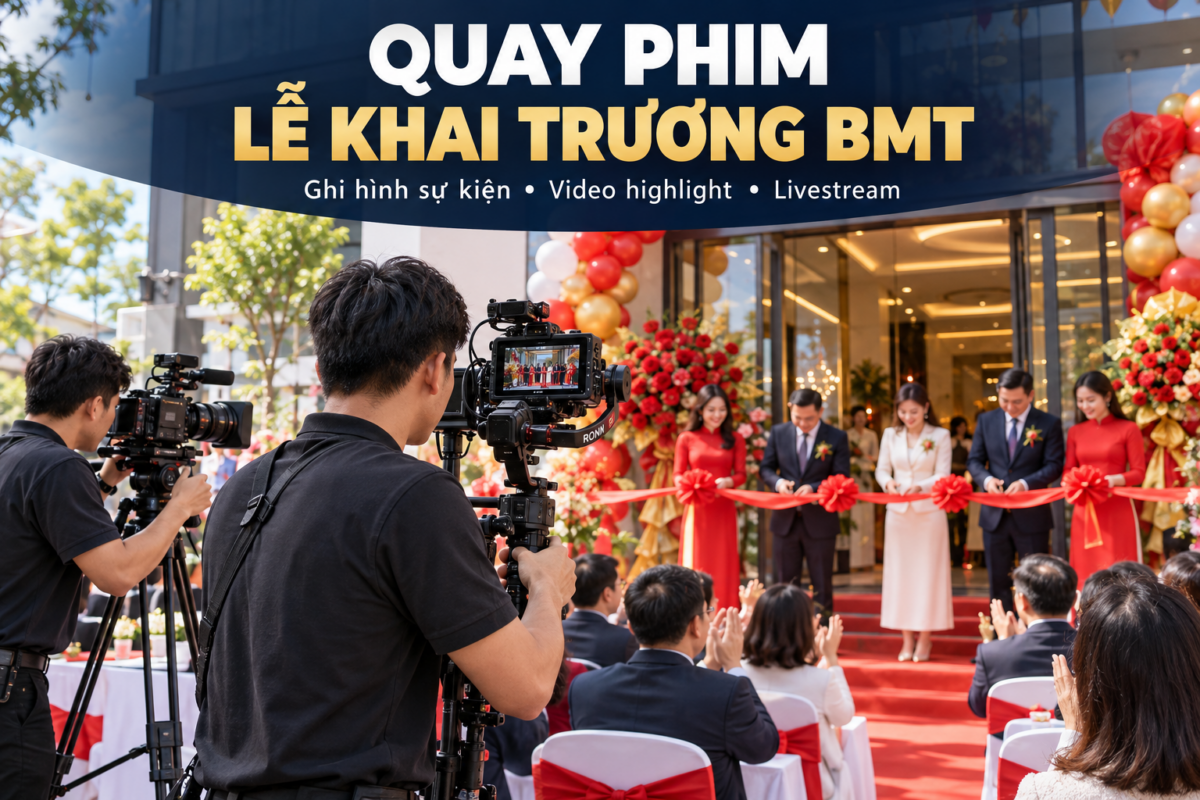 Quay phim lễ khai trương BMT