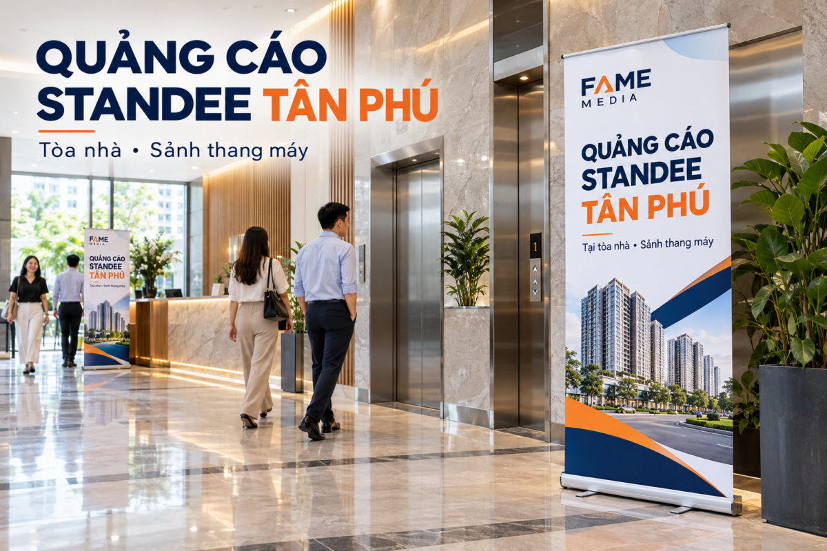 Quảng cáo Standee quận Tân Phú