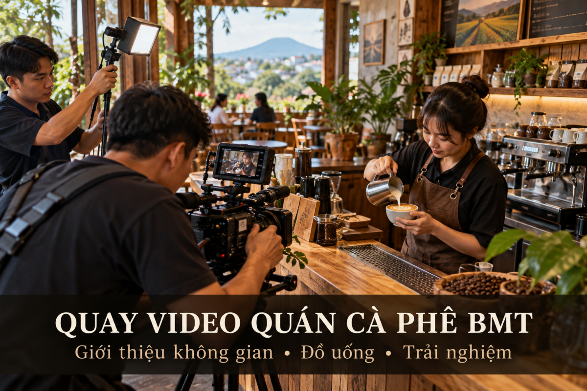 Quay video quán cà phê BMT