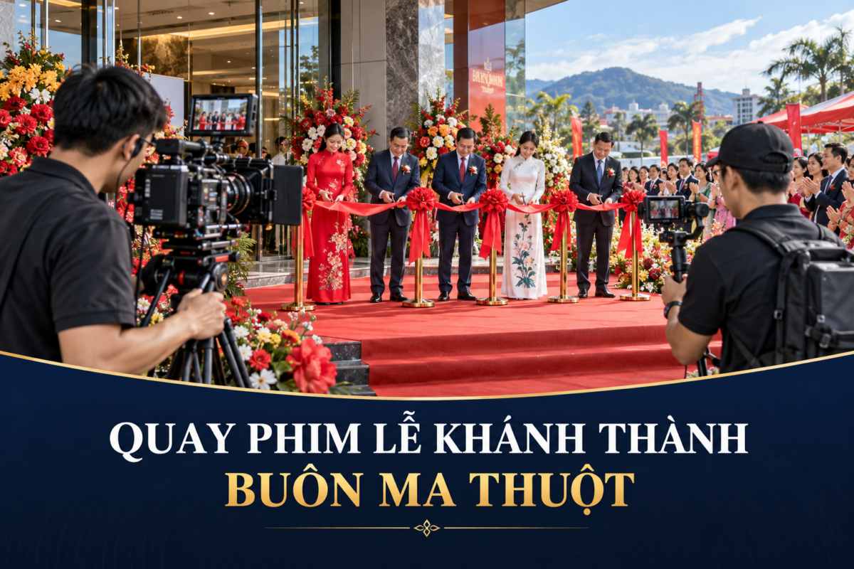 Quay phim lễ khánh thành Buôn Ma Thuột