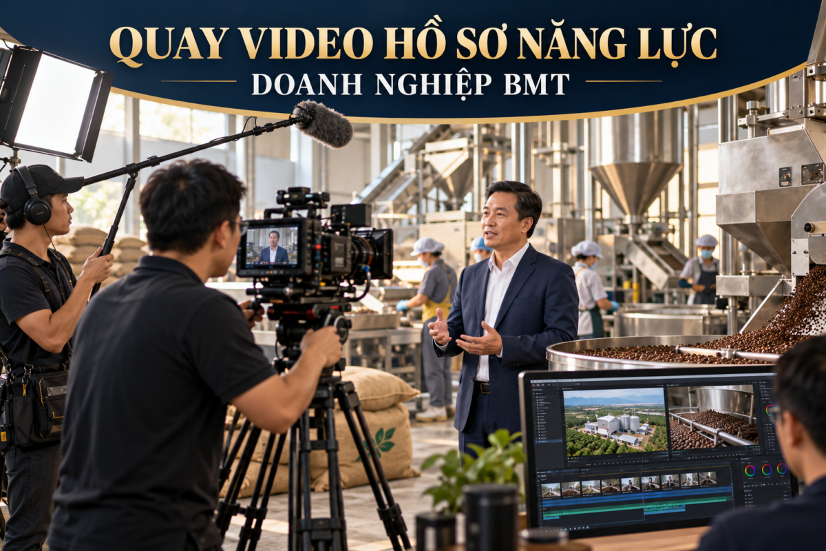 Quay video hồ sơ năng lực doanh nghiệp BMT chuyên nghiệp