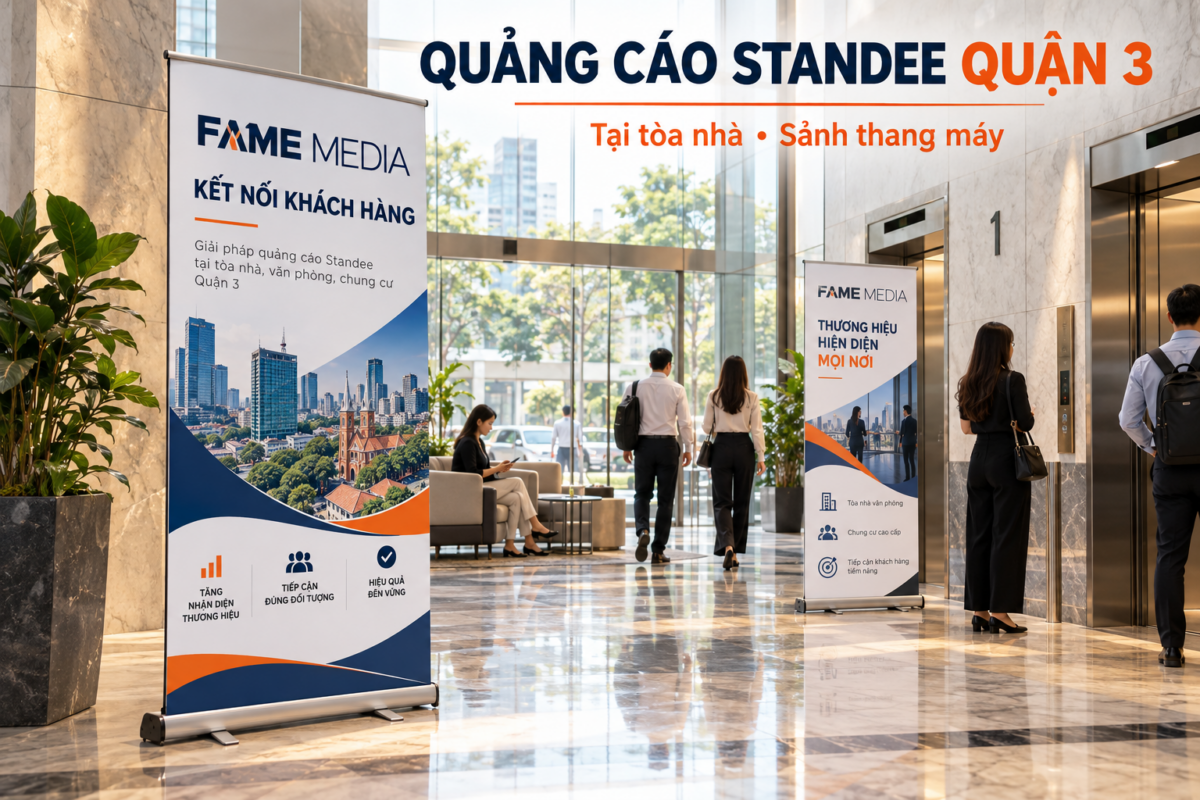 Quảng cáo Standee Quận 3
