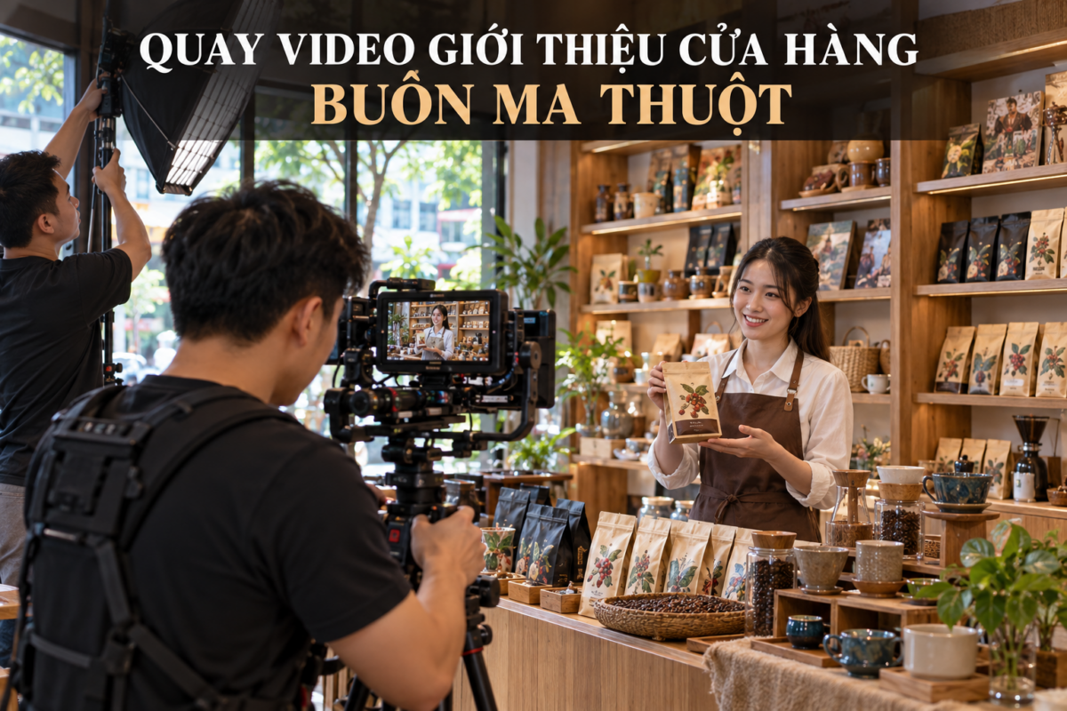 Quay video giới thiệu cửa hàng Buôn Ma Thuột chuyên nghiệp