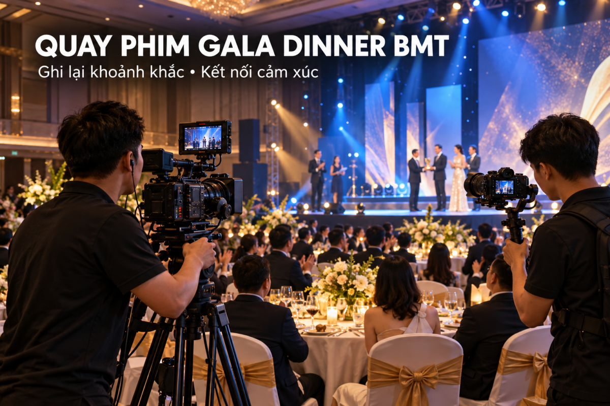 quay phim gala dinner BMT