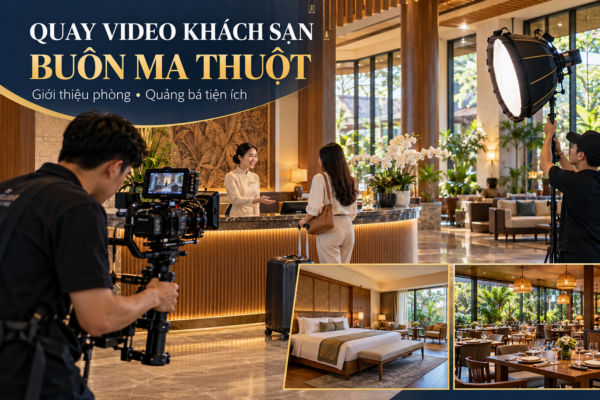 Quay video khách sạn Buôn Ma Thuột giới thiệu phòng và dịch vụ